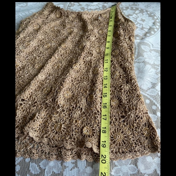 Beaded/crochet tank - Picture 3 of 7
